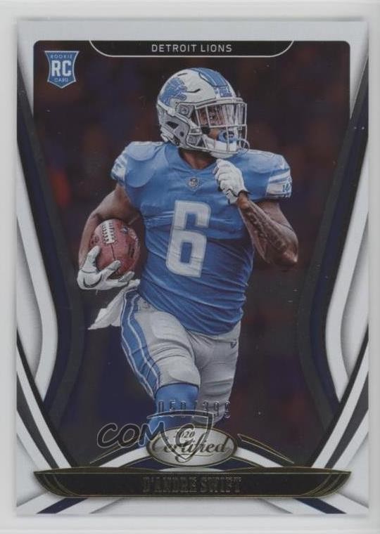 2020 Certified Rookies 59/399 D'Andre Swift #109 0b2