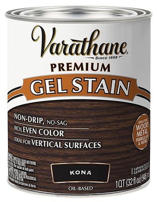 Varathane Premium Gel Stain For Vertical Surfaces Quart Rich Deep Color