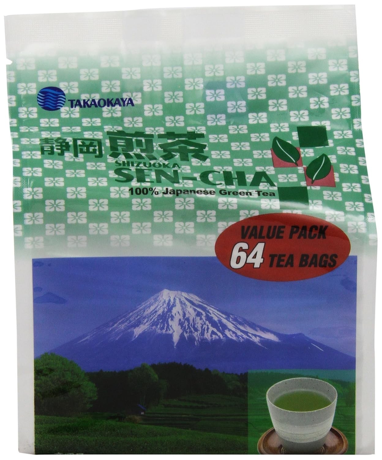 T Green Sencha, Teabags, 64 Count Unit