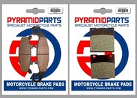 BremsbeläGe Vorne & Hinten (2 Paar) FüR Suzuki GS 500 89-95