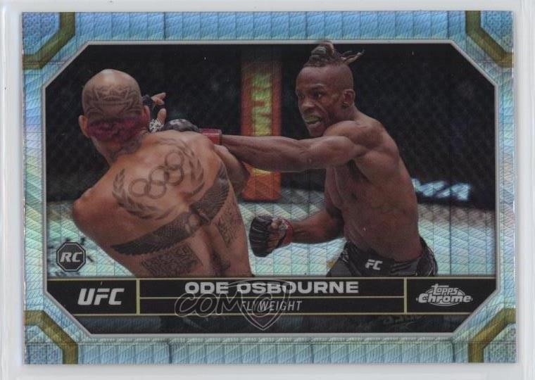 2024 Topps Chrome UFC Prism Refractor Ode Osbourne #133 Rookie RC p8v