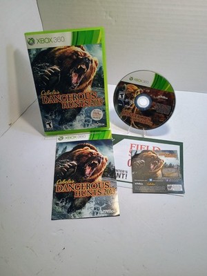 Cabela's Dangerous Hunts 2013 Xbox 360 Tested Works Complete In Box With Manual