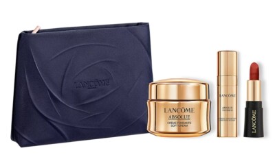 Lancome Set Absolue Soft Cream .5 oz, The Serum,  L'Absolu Lipstick French Touch