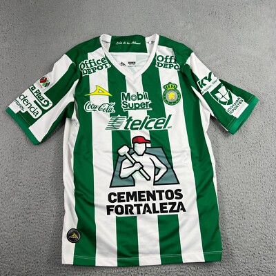 Club Leon Jersey Large Prima Striped Green White | eBay