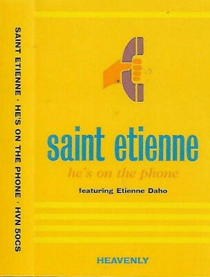 Saint Etienne Feat Etienne Daho  He's On The Phone cassette single Electronic