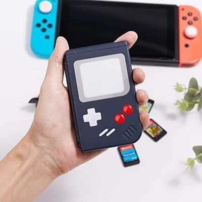 Nintendo Switch Game Cards Holder case for x10 Game Cards/SD cards Gameboy style