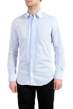 Dolce&Gabbana D&G "George" Men's Blue Long Sleeve Dress Shirt US 15 IT 38