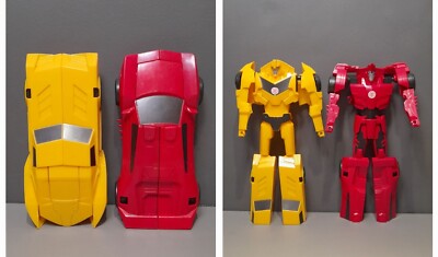 Transformers Titan Changers 11'' Bumblebee & Sideswipe RID 3-Step Bundle 