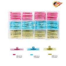 Waterproof Heat Shrink Wire Connectors 200/100pc Butt Terminals Automotive Crimp