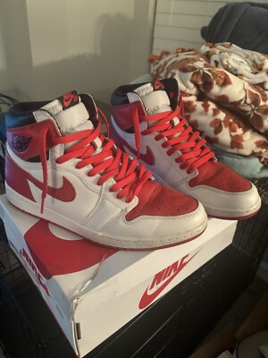 Size 12 - Jordan 1 Retro OG High Heritage 195869261287| eBay