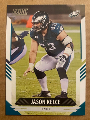 2021 Score JASON KELCE #78 PHILADELPHIA EAGLES