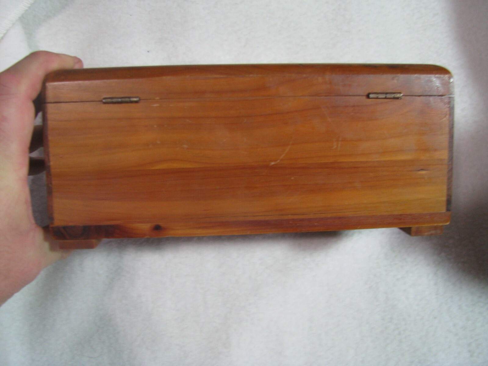 VTG Style Lane Mini Cedar Chest + Key Grooved Rounded Corners Treece Co eBay