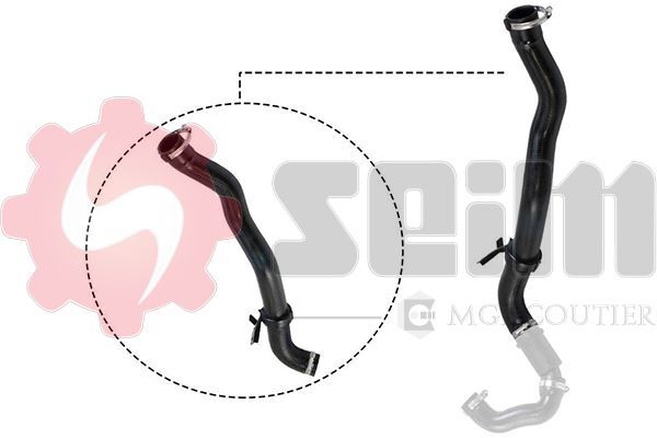 Durite turbo Dacia Sandero 1.5 dCi tube de suralimentation d'air intercooler