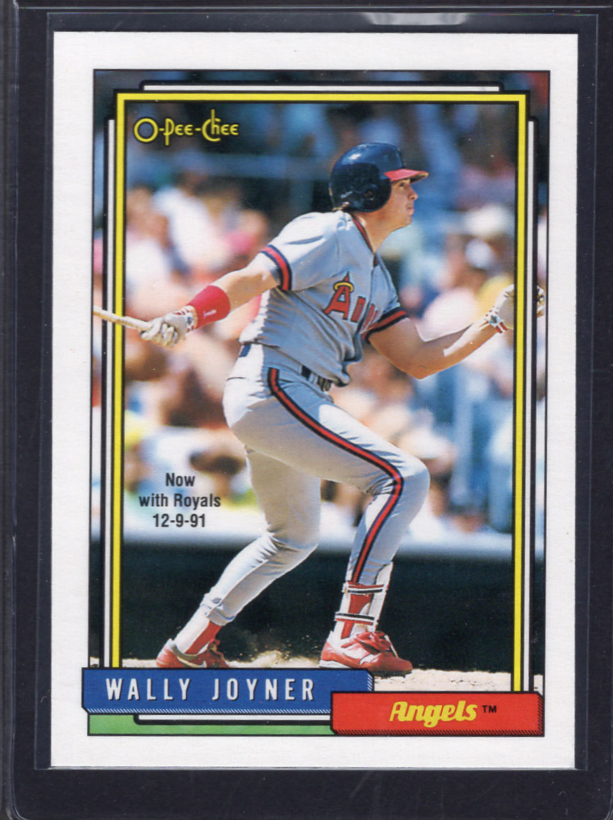 1992 OPC Wally Joyner #629 Angels Mint