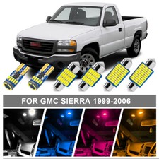 11x White Led Interior Lights For Gmc Sierra 1500 1999-2006 Chevy Silverado 1500