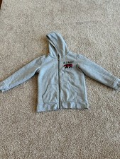 Old Navy sherpa lined full zip up hoodie, Youth boys size XL 14-16 , Grey