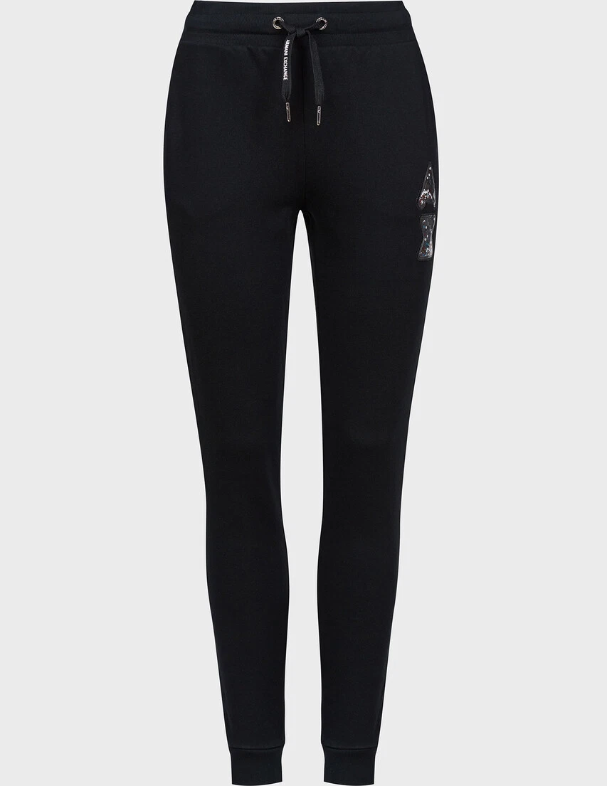$100 A|X Armani Exchange Women's Sweatpants, Black, L
