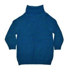 Vintage Maggie Pullover Knit Sweater Women's Small Cowl Neck Fringe