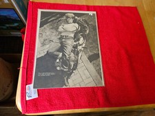 1  B + W Photo of Marlon Brando , from Magazine on Cardboard in Plastio Sleeve A