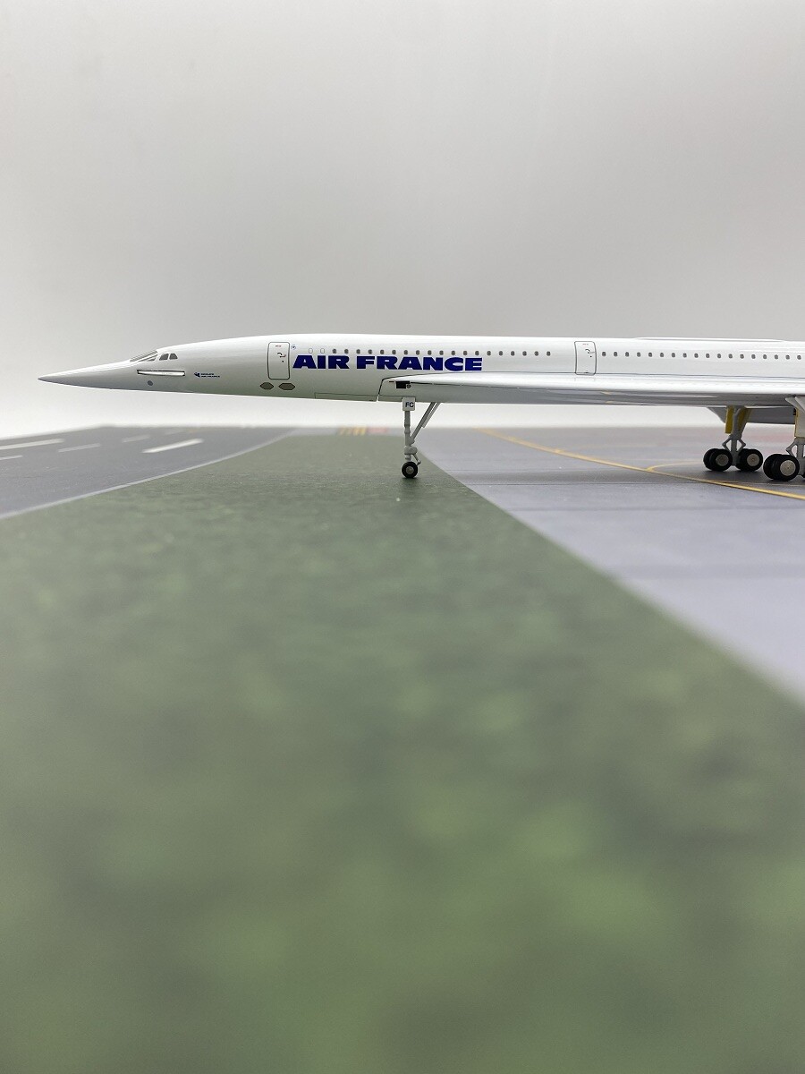Very Rare)1:200 Hogan AIR FRANCE CONCORDE F-BVFC Diecast Aircraft