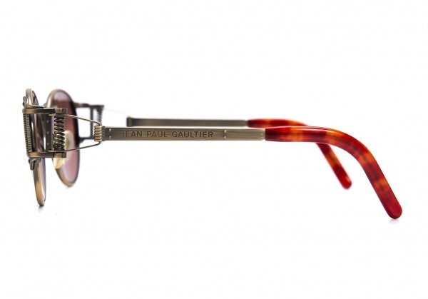 Jean Paul GAULTIER 56-5105 Spring Frame Vintage Metal Sunglasses