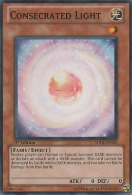 Consecrated Light 1st SDLS Mint YUGIOH