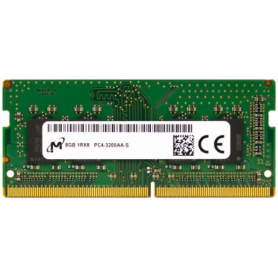 Micron 8GB DDR4 3200 MHz PC4-25600 SODIMM 260-Pin 1Rx8 Laptop