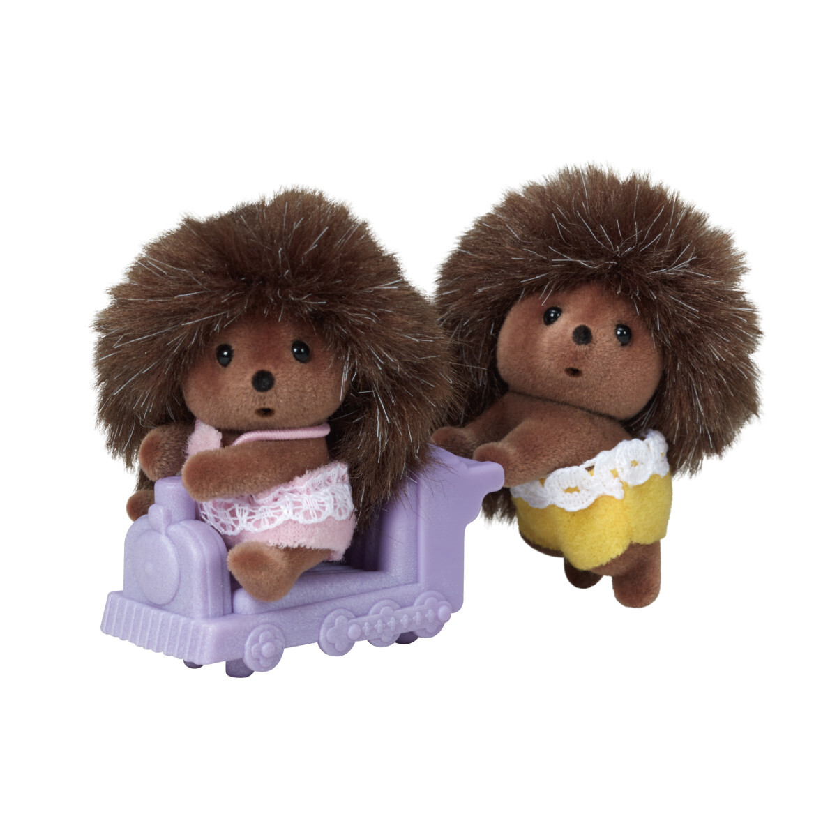 Calico Critters #CC1924 PICKLEWEEDS HEDGEHOG TWINS Discontinued