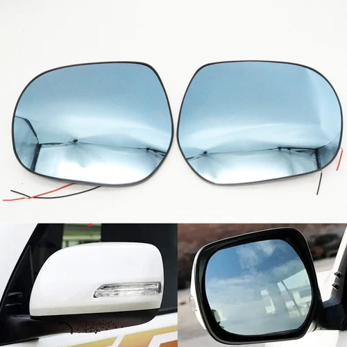 Rearview Blue Glass Side Mirror Wide Angle For Toyota Land Cruiser 200 Prado 150