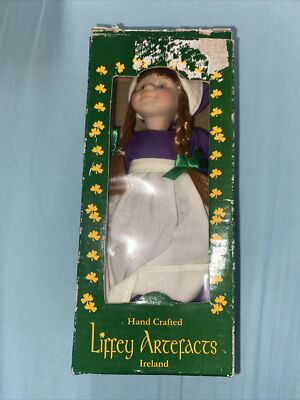 Liffey Artefacts Hand Crafted Ireland Vintage Doll St Patricks Home Decor