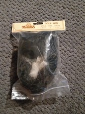 TALLINA'S DOLL SUPPLIES DOLL WIG Style 310B Size 8" Color BLACK NWT NET