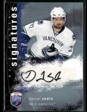 2007-08 Upper Deck Be a Player #S-DS Daniel Sedin Signatures