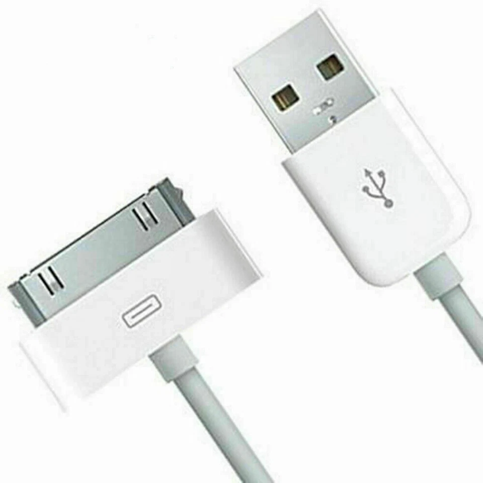 USB Data Sync Cable Cord Charger for iPhone 4 4G 4S 3GS iPod Nano Touch 4G - Image 2 of 3