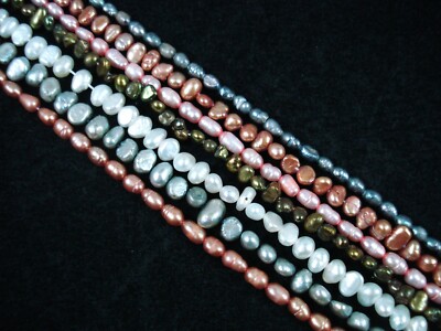 Freshwater Pearls Combo 7 x Strings Bulk Buy DIY Jewellery Earrings Necklaces