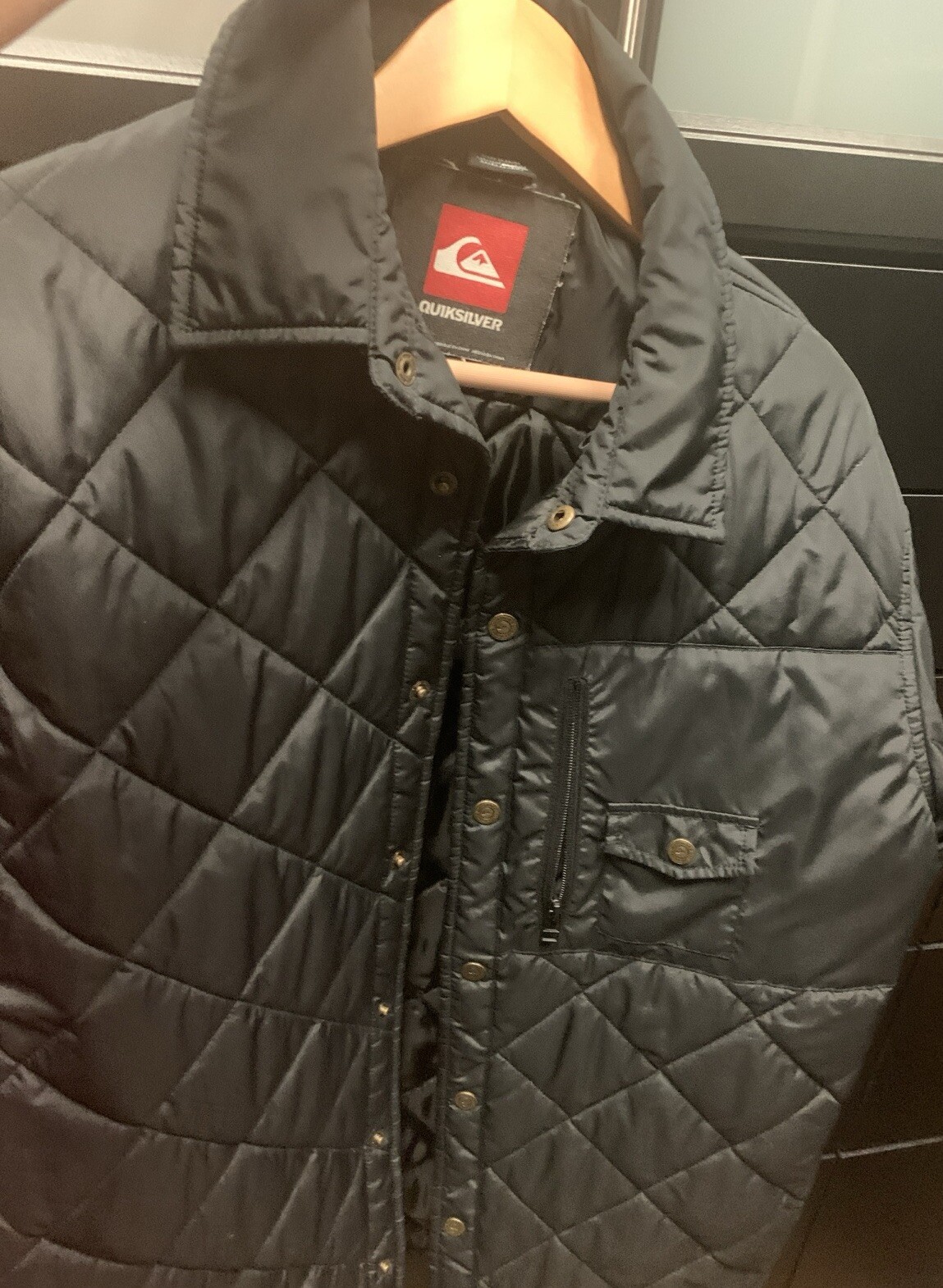 Utility Corps Quicksilver Jacket Men Large Black … - image 3