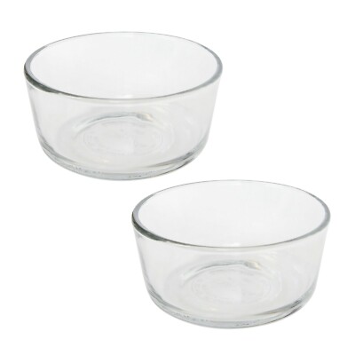 Pyrex 7200 Simply Store 2-Cup Round Glass Food Storage Bowl (2-Pack)