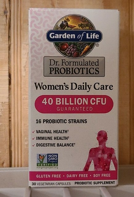 Garden of Life Women's Probiotics Daily Care Capsules, 40 Billion CFU