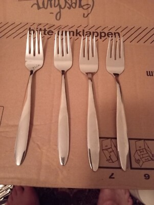 4x Fischgabel WMF Cromargan 17,5 Cm