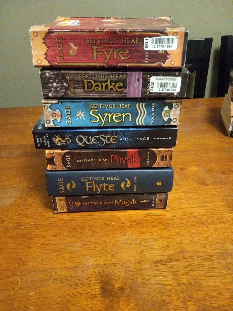 Septimus Heap Complete Set 1-7 - Series Angie Sage - Lot of 7