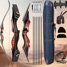 Adult Hunting Recurve Bow 30lbs. – 60" Takedown Archery Kit