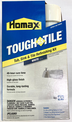 PPG Homax Tough As Tile Refinishing Kit White 32oz Spray-On Epoxy