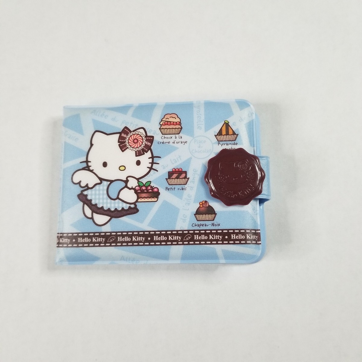 Hello Kitty Blue Angel Chocolate Snap Wallet Sanrio | eBay