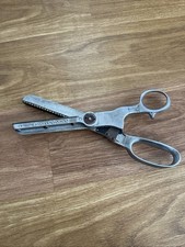 Vintage J. Wiss  Sons Co. Pinking Shears Scissors Model A Newark, N.J. USA