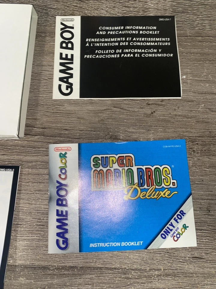 Super Mario Bros Deluxe Nintendo Gameboy Color 1999 Completo Estado Incrível!! - Imagem 4 de 4