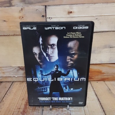 Equilibrium DVD Used Christian Bale Emily Watson Taye Diggs Sci-Fi Action
