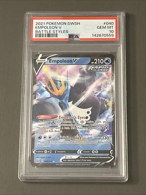 Pokemon TCG: Empoleon V 040/163 Swsh05: Battle Styles Holo PSA 10 | eBay