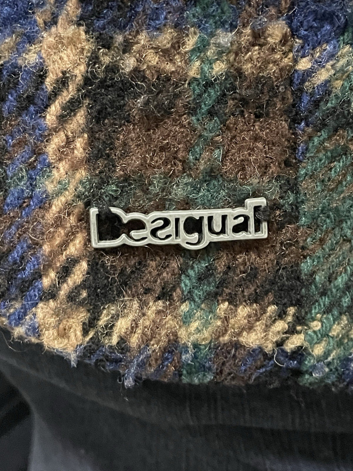 Desigual Women's Jacket Wool Patchwork Scottish S… - image 7