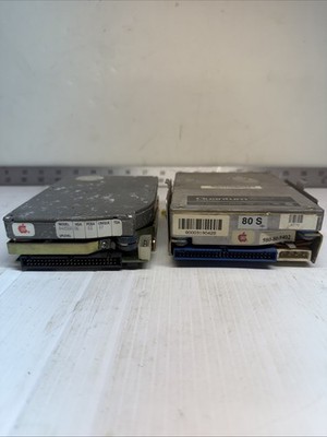 Vtg Apple Quantum ProDrive 80S 80MB SCSI Hard Drives  Mac SE/SE30 Compatible& 20