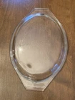 Vintage Pyrex Oval Clear Glass Lid ONLY 945 C 17 Fits 2.5 Qt Dish