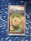 2022 One Piece OP-01 Romance Dawn Roronoa Zoro #001 Alt Art PSA 10 *English